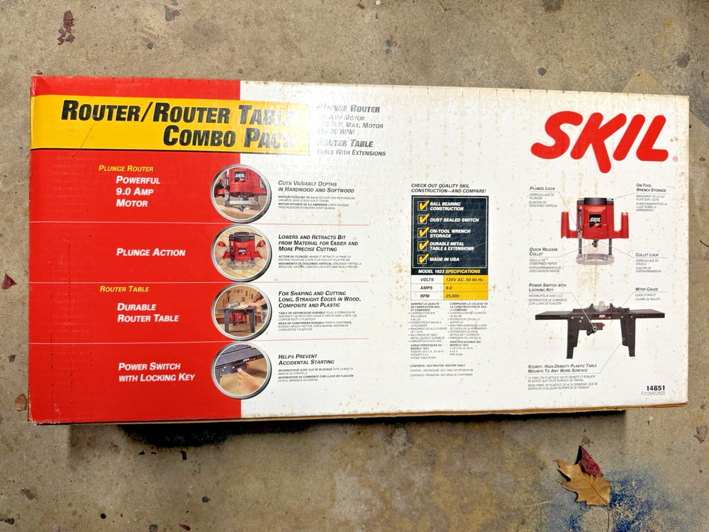Skil Router / Router Table Combo Pack New in Box!