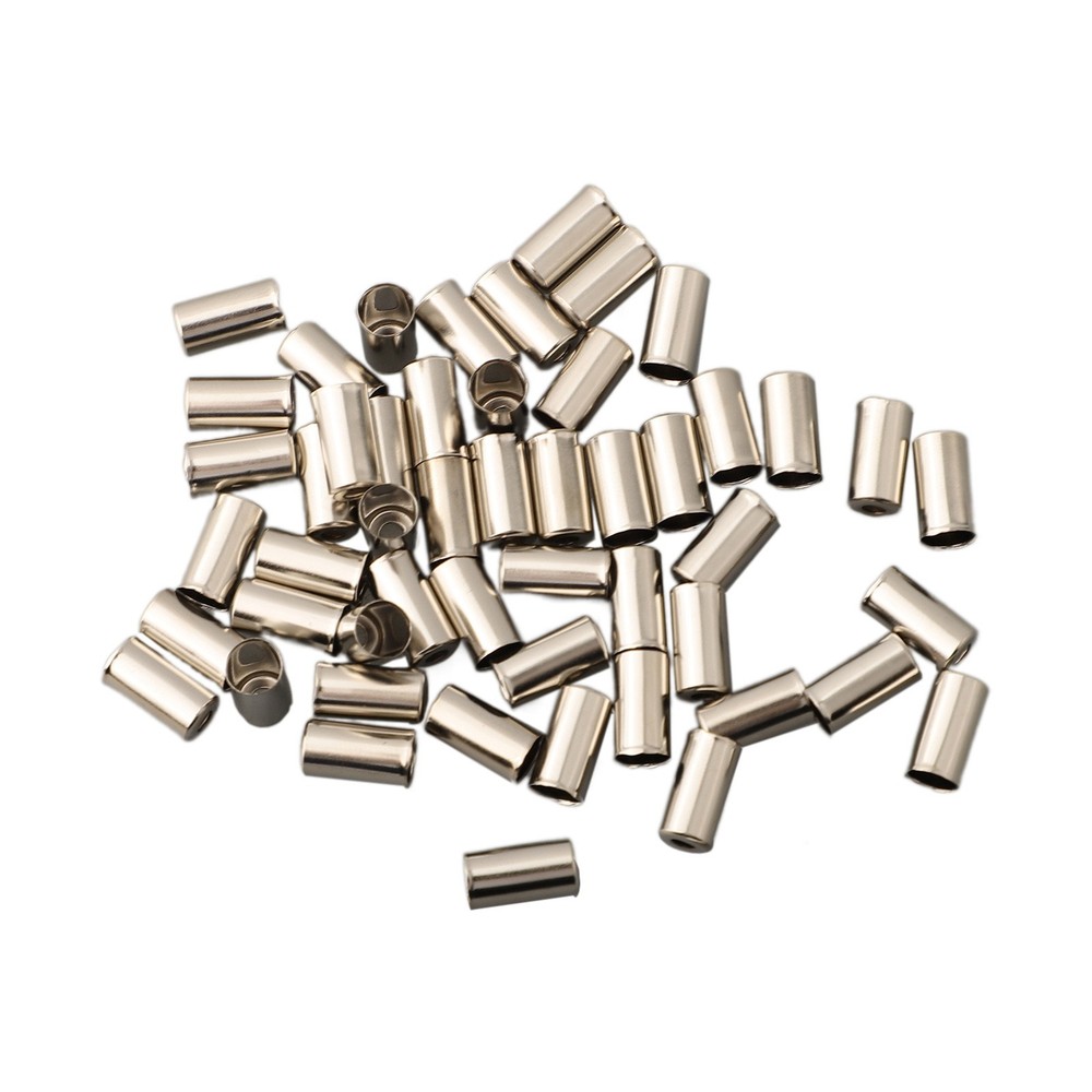 50Pcs Brake Cable End Cap 5mm Bicycle Cable Housing Ferrules Practical