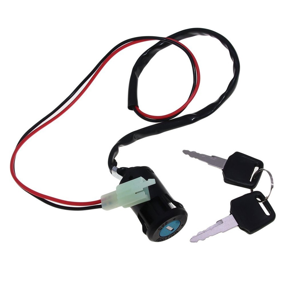Power Lock Ignition Switch Scooter Accessories Plastic + Metal 2 Wire 70cm