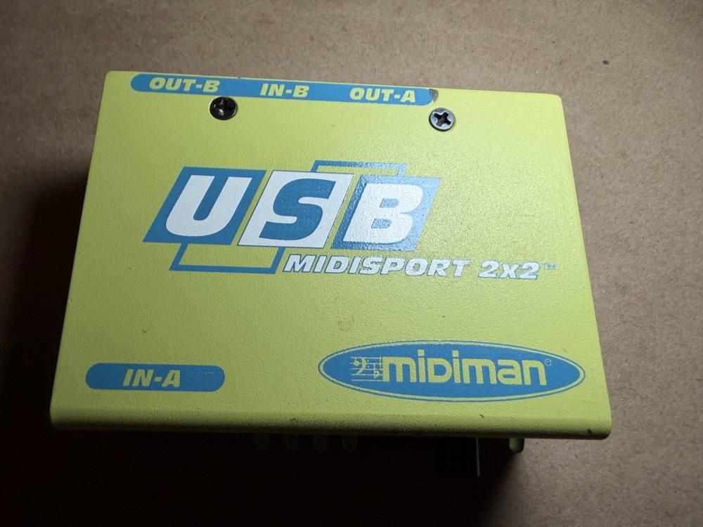 Midiman Midisport 2x2 USB MIDI Interface For Windows and Mac
