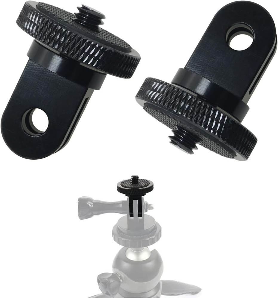 Camera Screw Adapter 1/4" to Action Mount 2pcs