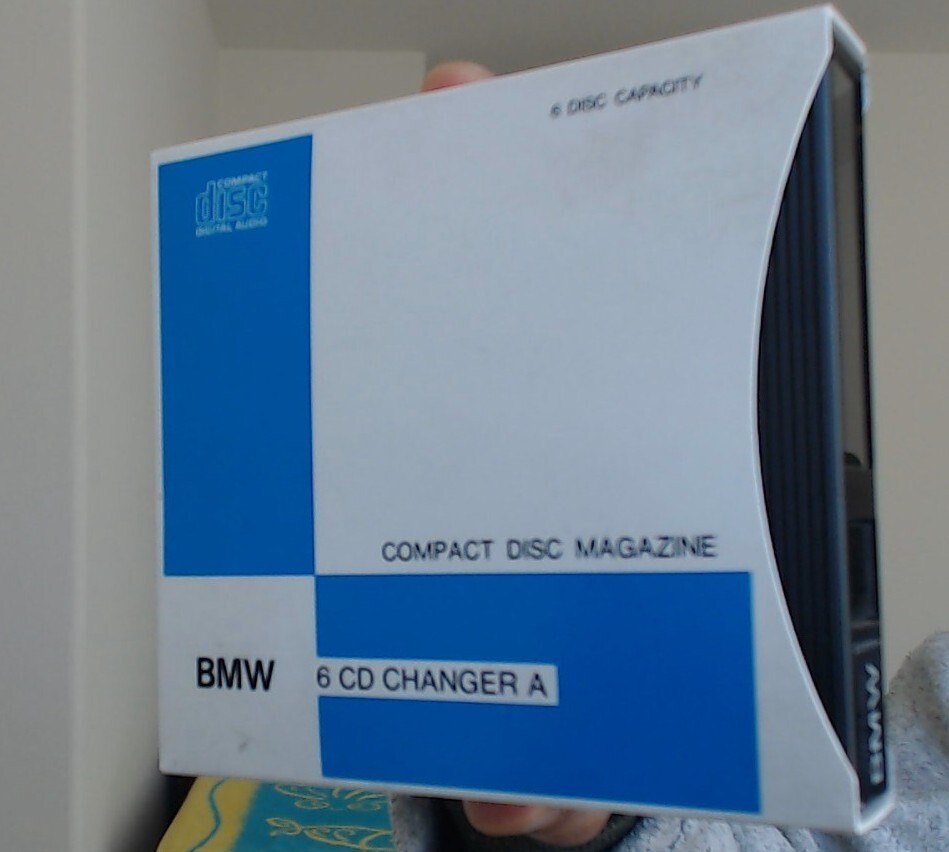 BMW Original 6 CD Compact Disk Magazine in Working Condition