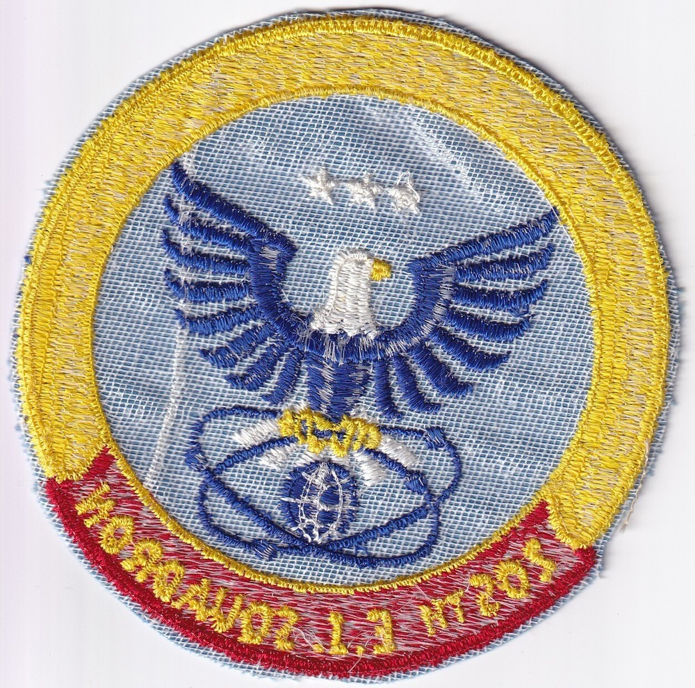 205th EI Squadron Engineering and Installations Vietnam era twill patch USAF