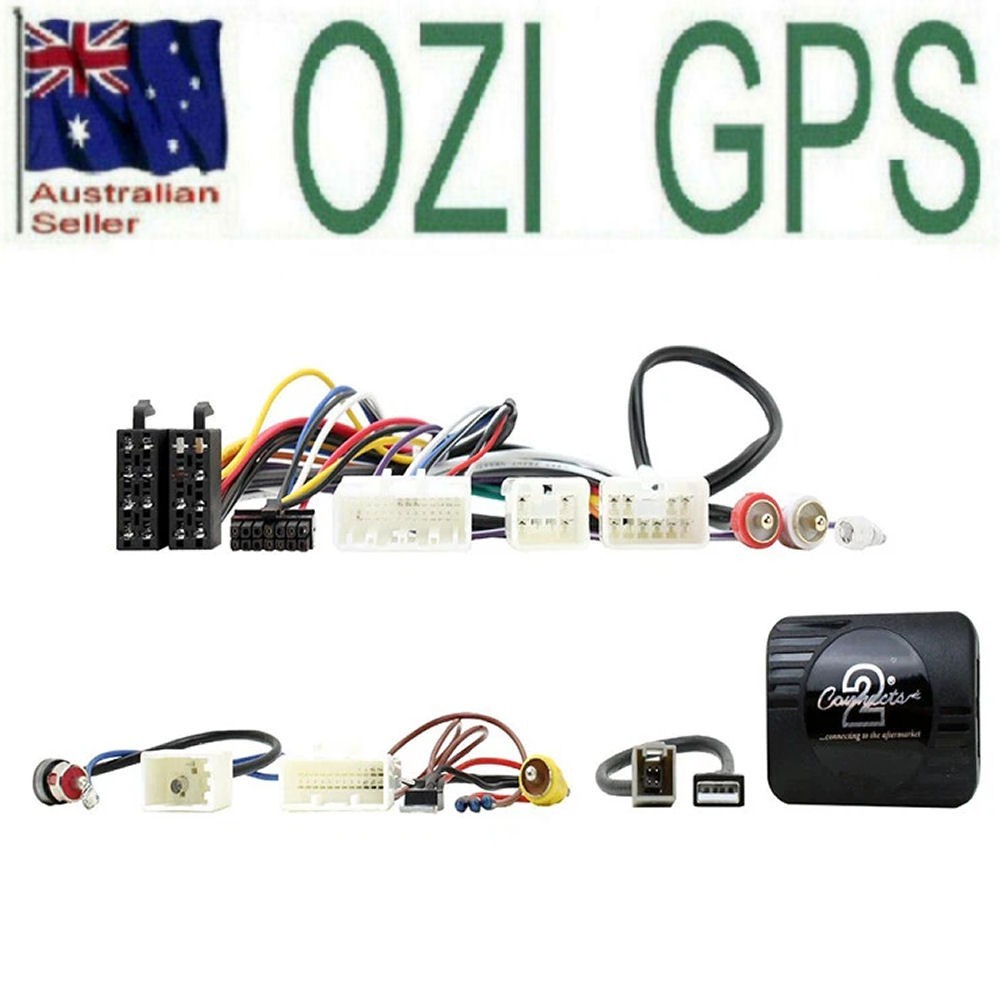 for COROLLA 2013-19 SEDAN STEERING  ANTENNA  CAMERA  USB ADAPTER + PATCH LEAD