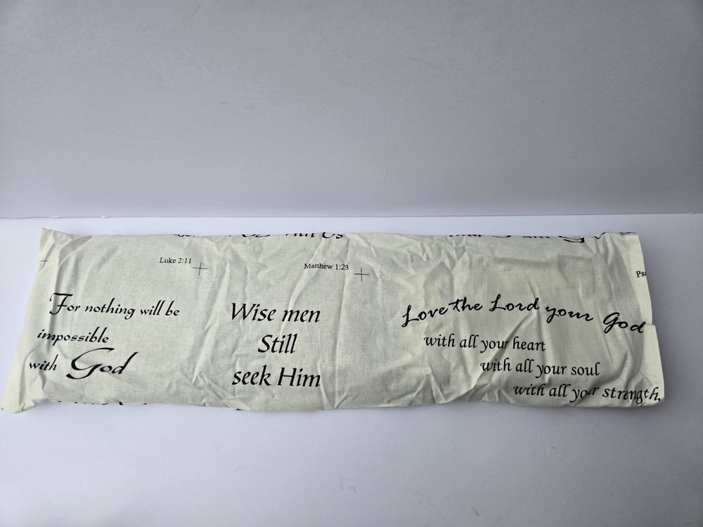 UNIQUE Scripture Religious Print Warmable Neck Wrap
