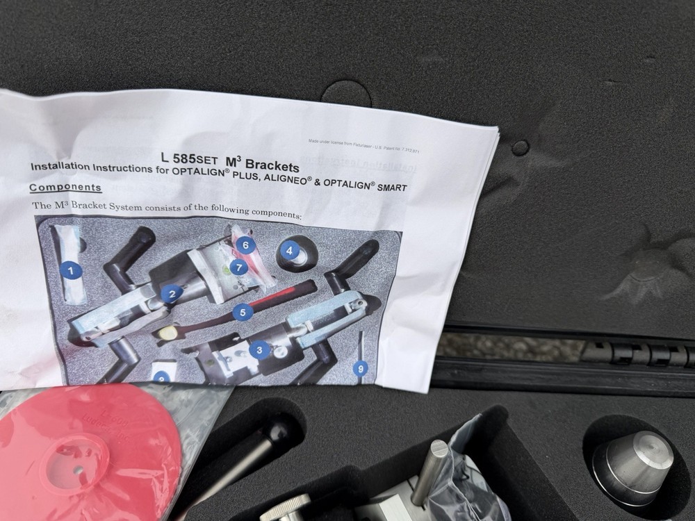 Ludeca L585 M3 Brackets Pruftechnik Optalign Rotalign Laser Shaft Alignment Tool