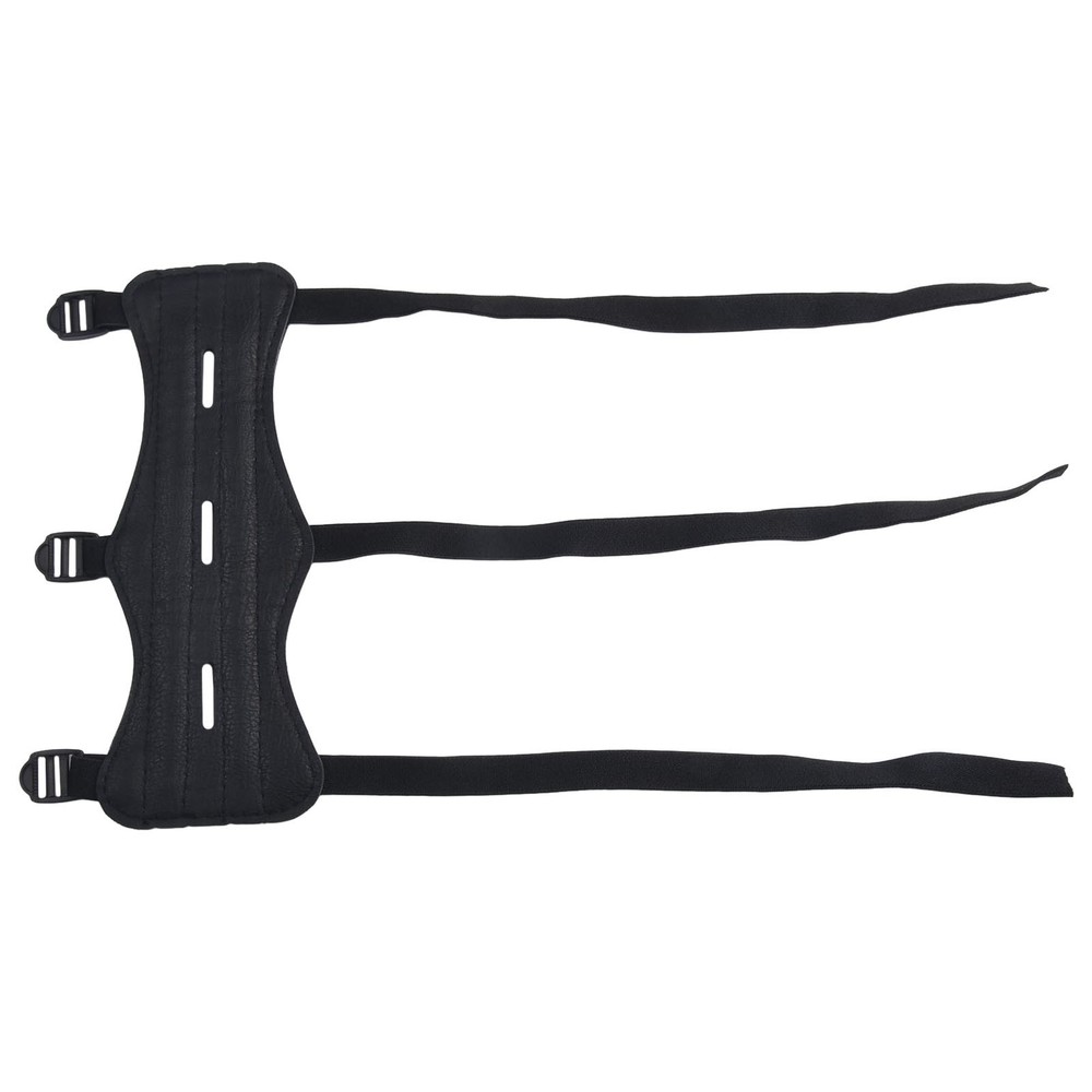 Archery-arm Guard Armguard 22*8*0.3cm 3 Strap Adjustable Double-Layer Leather