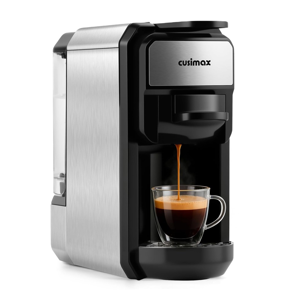 Espresso Machine Single Serve Coffee Machine with Nespresso Pods, Adjustable ...