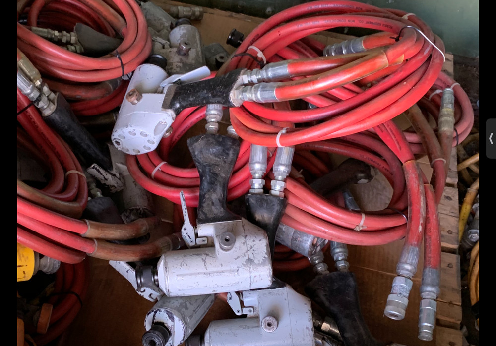 5 BRAND NEW 7 inch lined stringing blocks