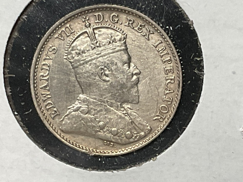 1908 Canada 5 Cents
