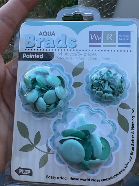 We R Memory Keepers 54/Pack Brads-painted