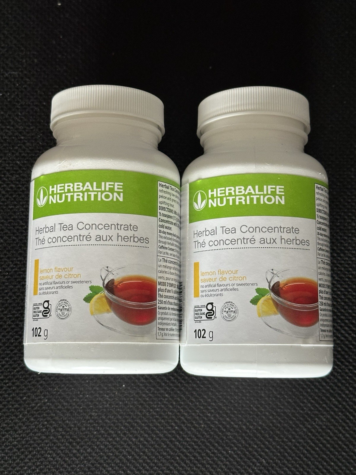 Herbalife Herbal Tea Concentrate Lemon - 3.6oz/ 102g - 2x pack Free ship!!