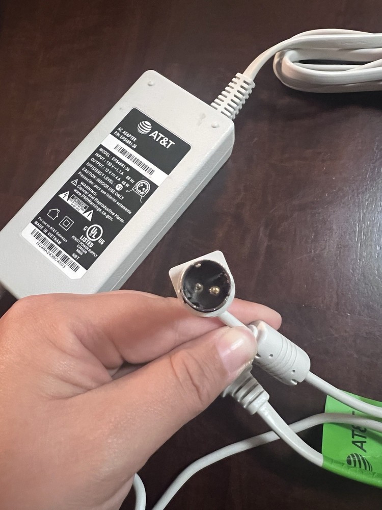 UNTESTED AT&T Ac Adapter. Model EPS48R1-36 SOLD AS IS