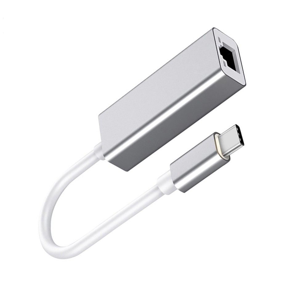 Type C To Ethernet Rj45 Cable USB External Network Card LAN Adapter No Flicker