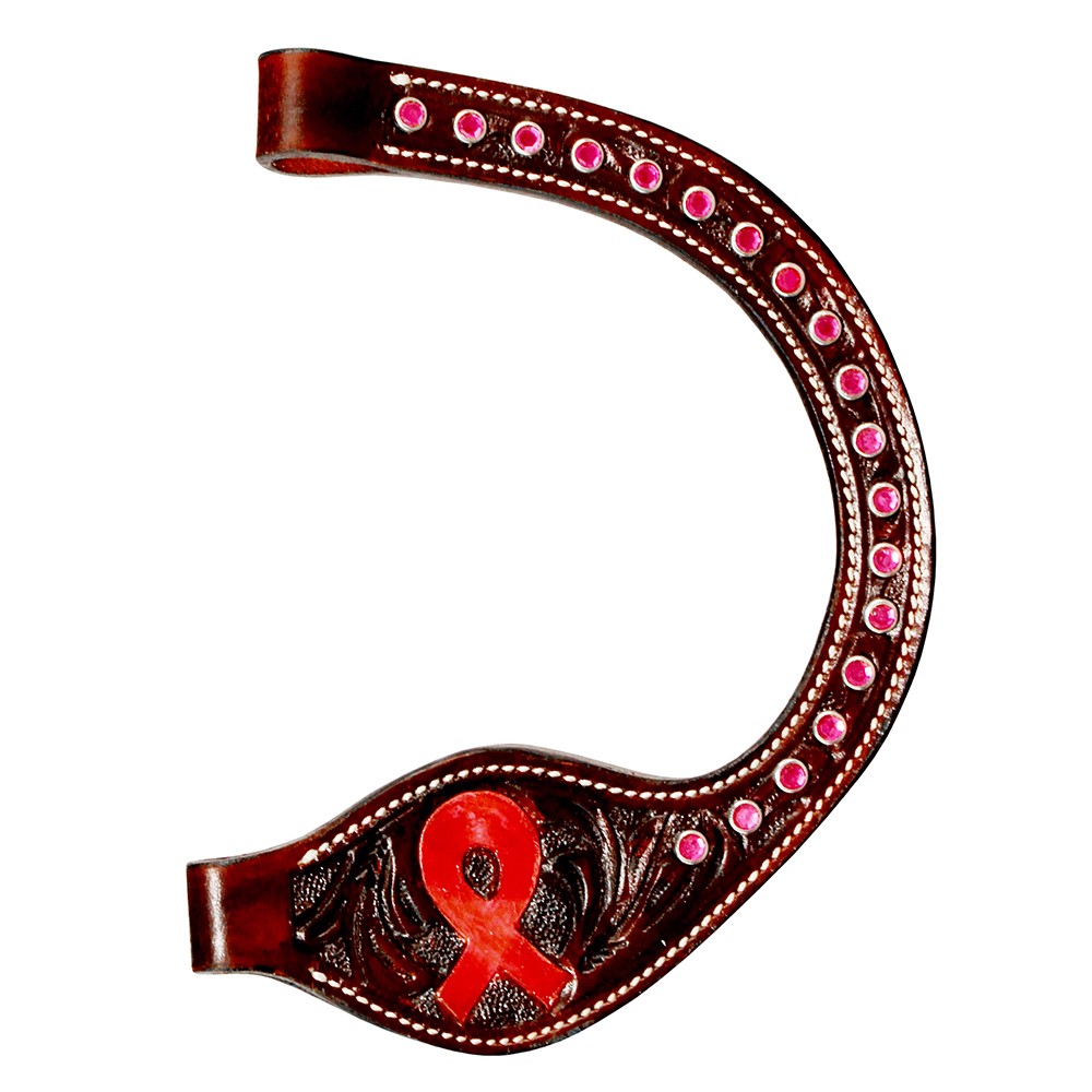 HILASON Leather One Ear Headstall Ear Piece Replacement Detachable Ear-Loop