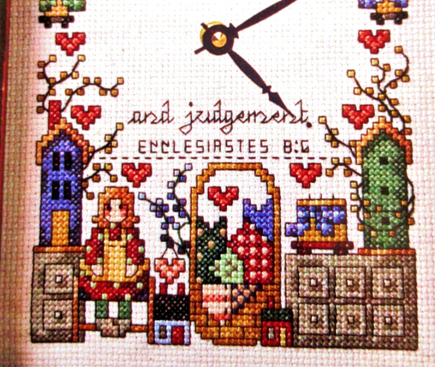 For Every Matter A Time Homestyle Redware Blessed Home CROSS STITCH PATTERNS