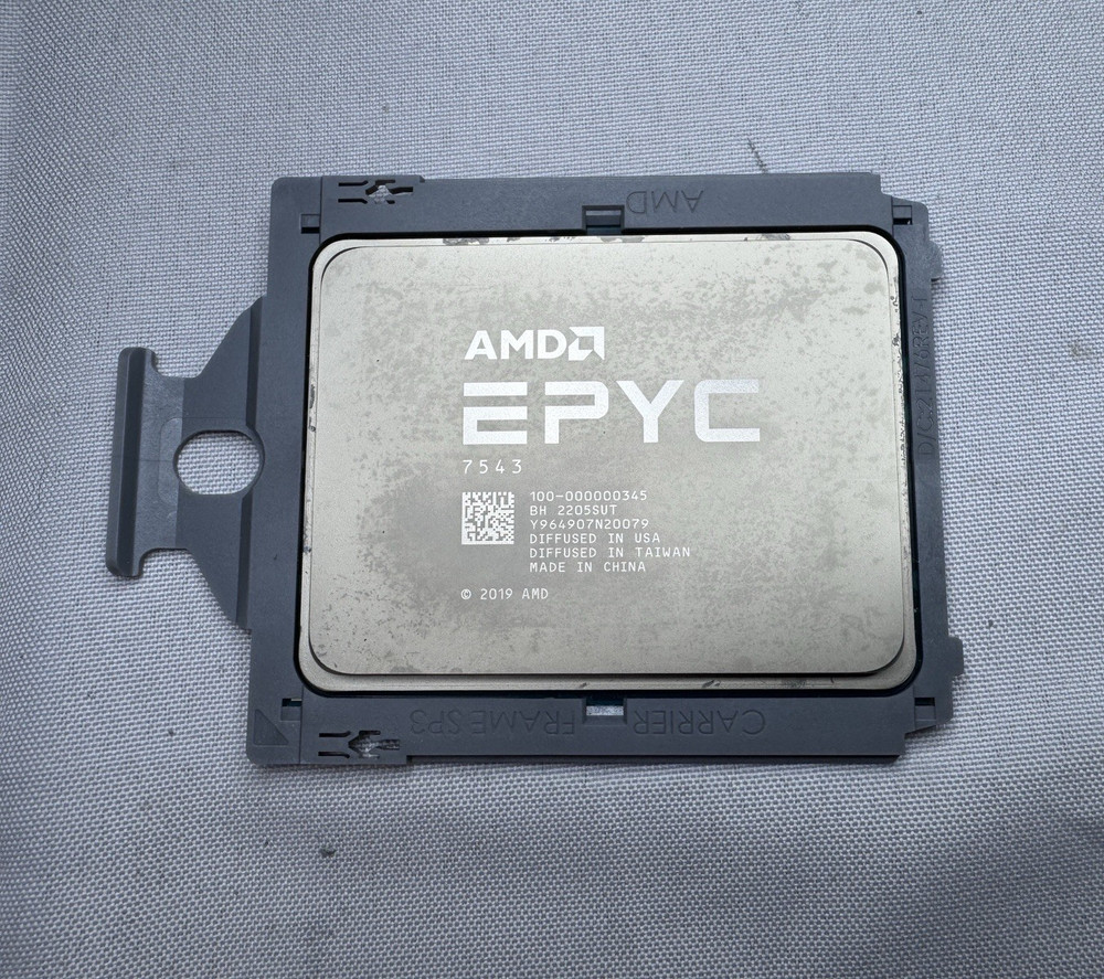 AMD EPYC 7543 32 cores Processor CPU 100-000000345