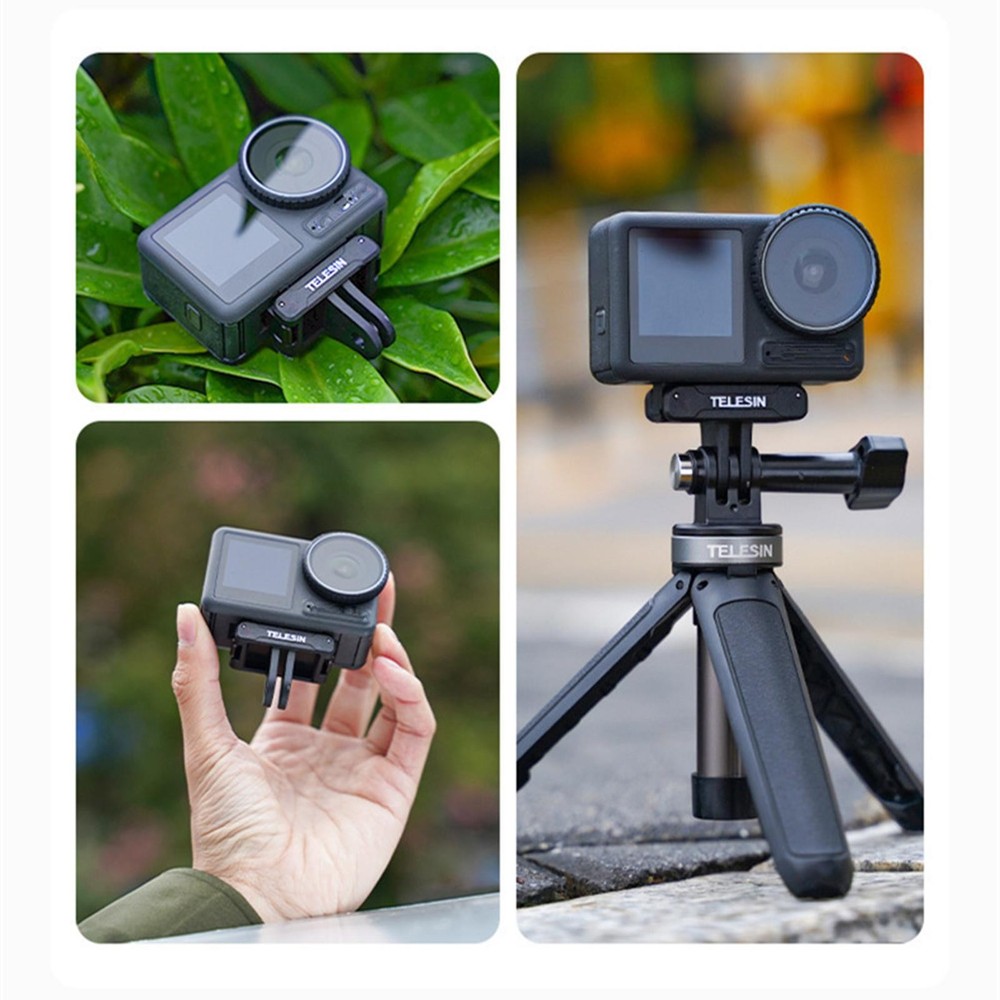 Magnetic Two Claw Adapter Action Camera Accessories For DJI OSMO Action 3