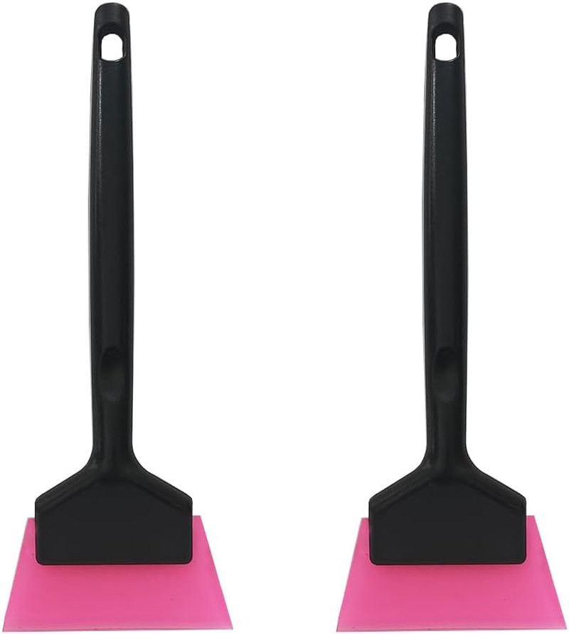 2 Pack Long Handle Small Squeegee for Vinyl Wrap Window Tint Kit, Mini Squeegee