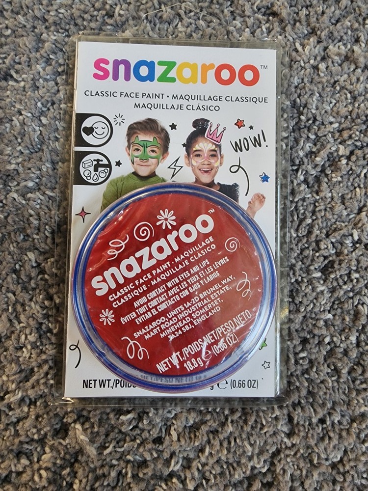 Snazaroo Classic Face Paint MULTIPLE COLORS