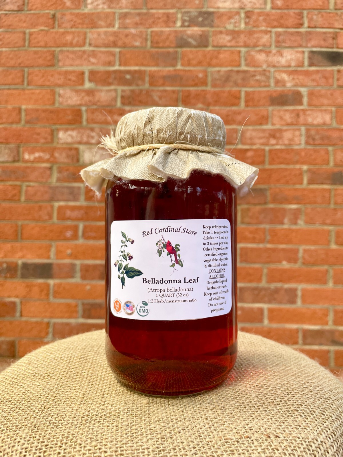 Belladonna Leaf Tincture Herb Extract Double Extraction