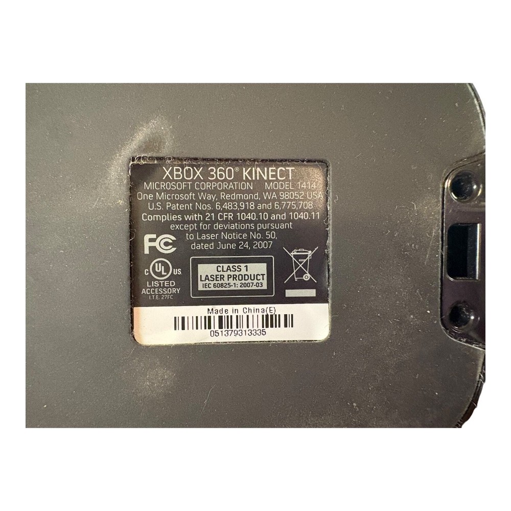 Official Genuine Microsoft Xbox 360 Kinect Motion Sensor Bar Camera *Untested*