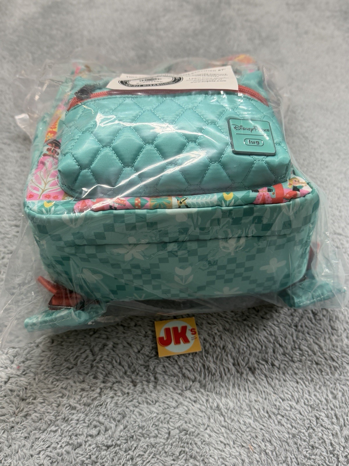 NEW Disney Its A Small World Lug Backpack Bag SEALED Green KultureCity Parks