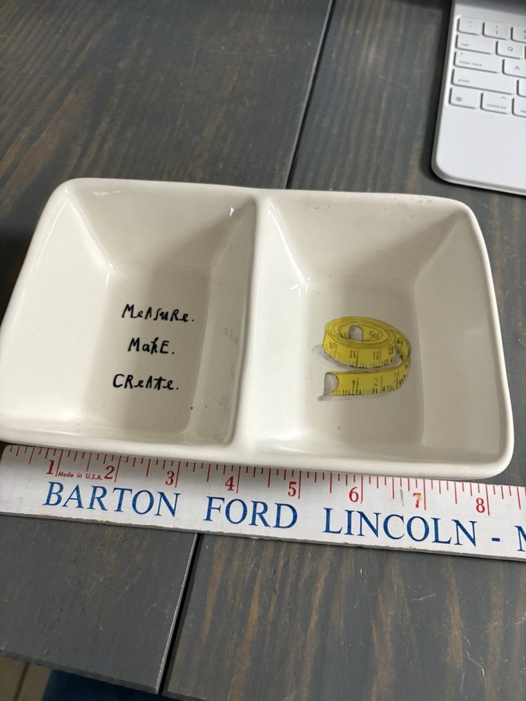 Rae Dunn 2 Section Sewing Caddy