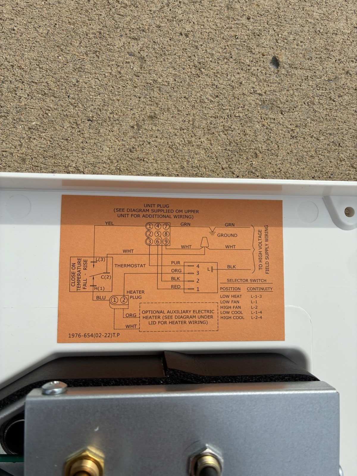Coleman Mach 9430D715 Non-ducted Ceiling Assembly