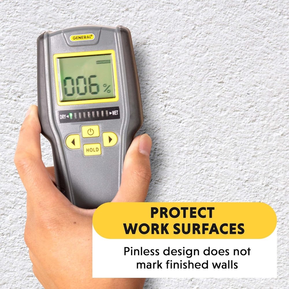 Advanced Digital Moisture Meter - Fast, Accurate Humidity Reader with Alerts