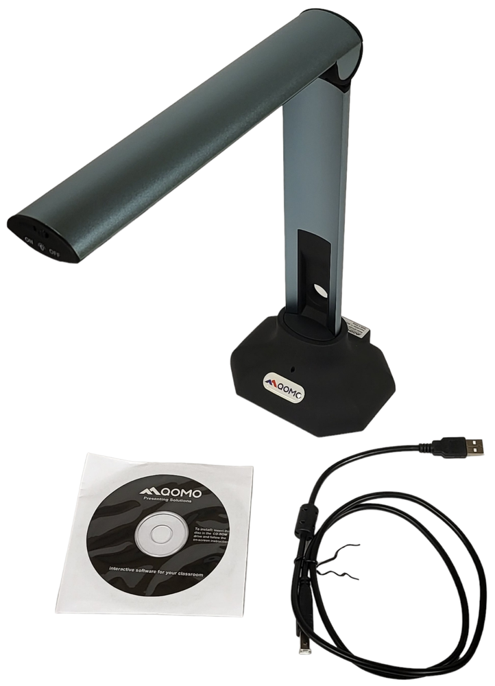 NEW QOMO QPC20F1 USB FLIP PORTABLE DOCUMENT CAMERA