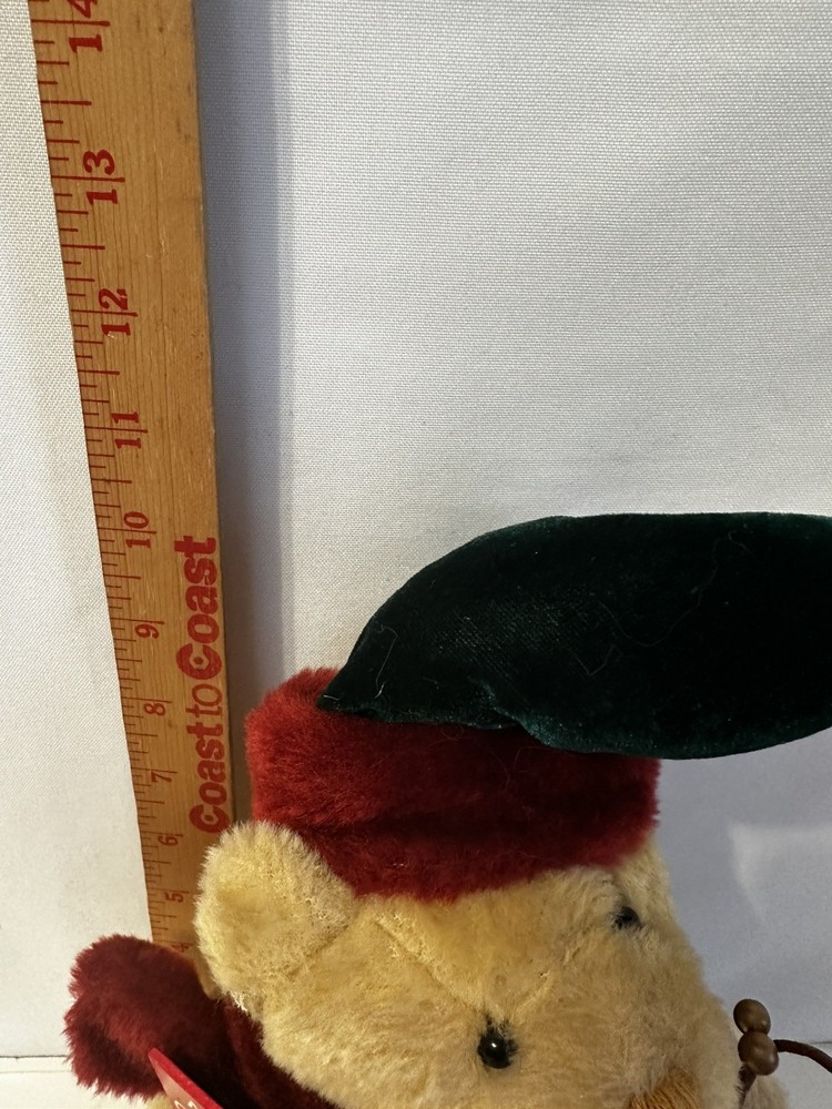 PLUSH CHRISTMAS BEAR SHELF SITTER