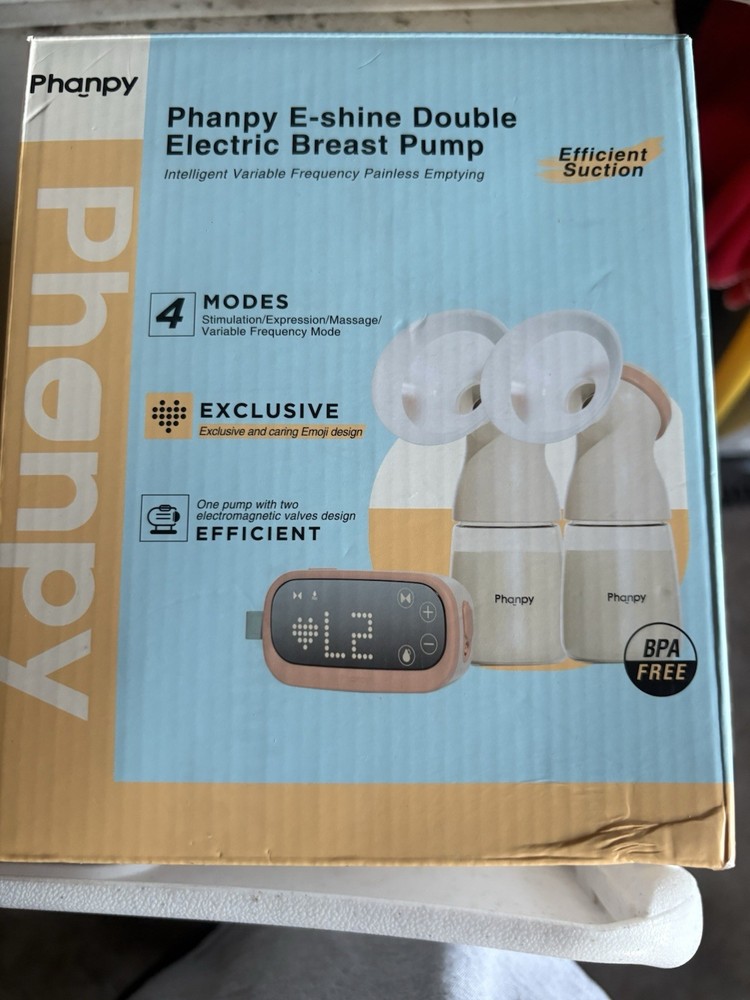 Phanpy E-shine Double Electric Breast Pump - 4 Modes - Intelligent Variable Freq