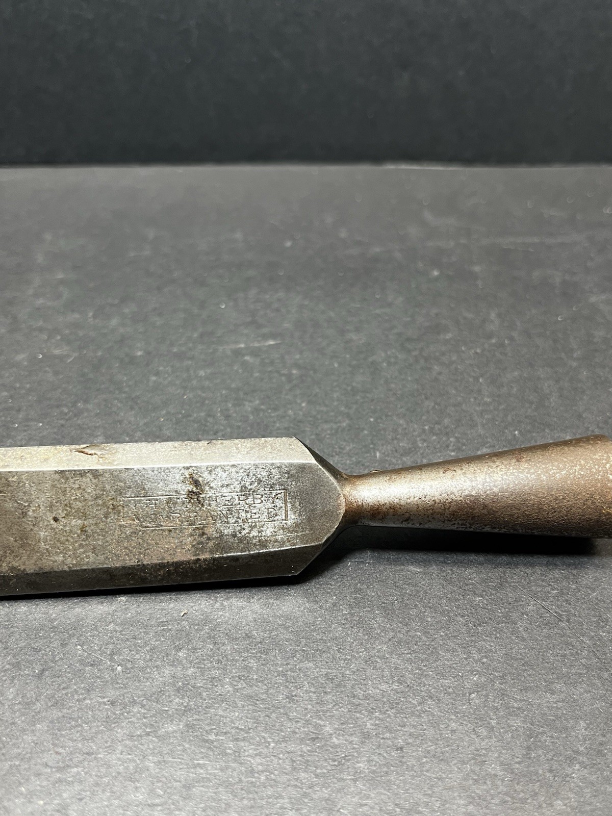 Vintage T.H. Witherby Winstead Edge Works 1" Beveled Edge Socket Chisel - USA