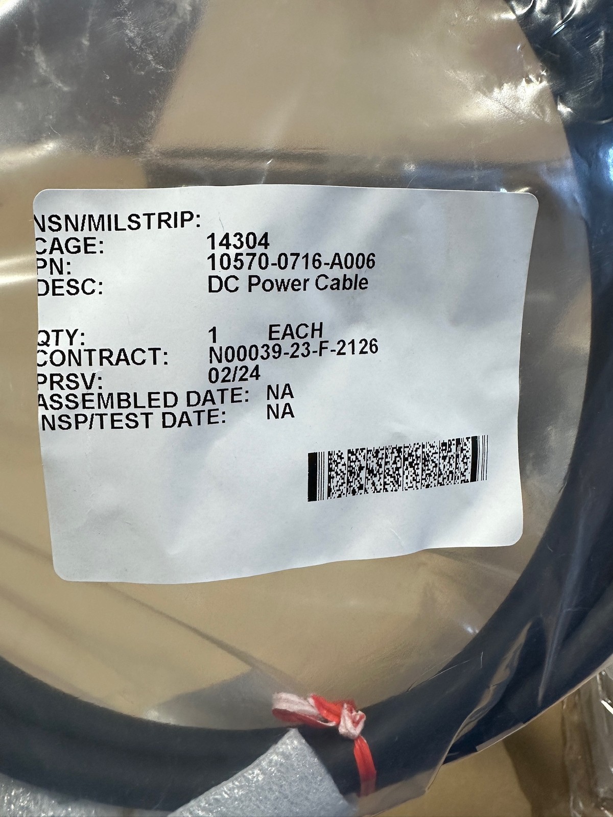 L3 Harris RF-5051-PS001 Power Supply w/ Vehicle Shock Mount & DC Power Cable