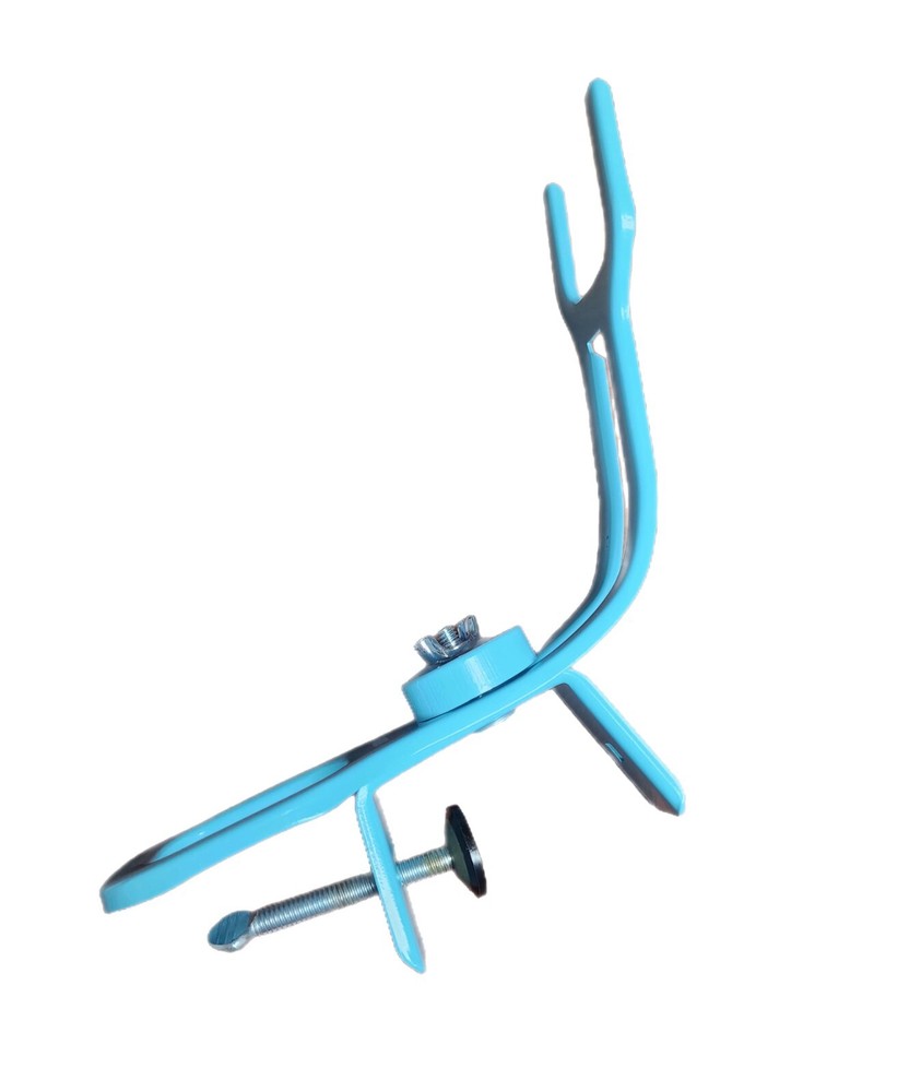 CLAMP-ON STEEL ROD HOLDER