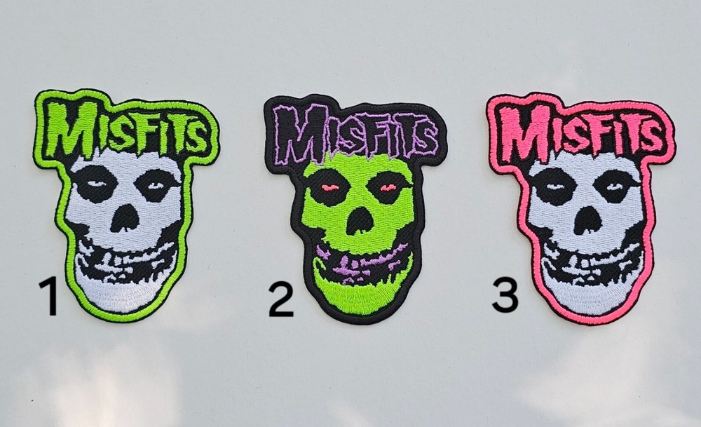 Misfits patch, Misfits punk, Misfits rock band patch, iron/sew on patch,