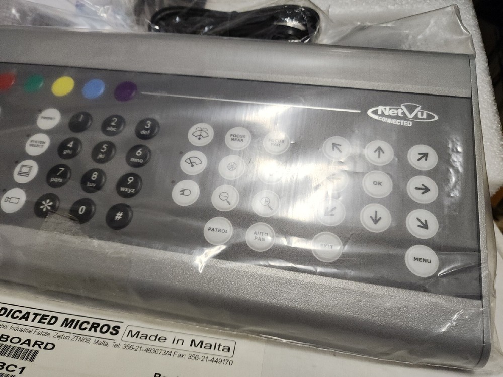 Dedicated Micros KBC1 DVR CCTV Joystick Security Systems Keyboard Controller KBD