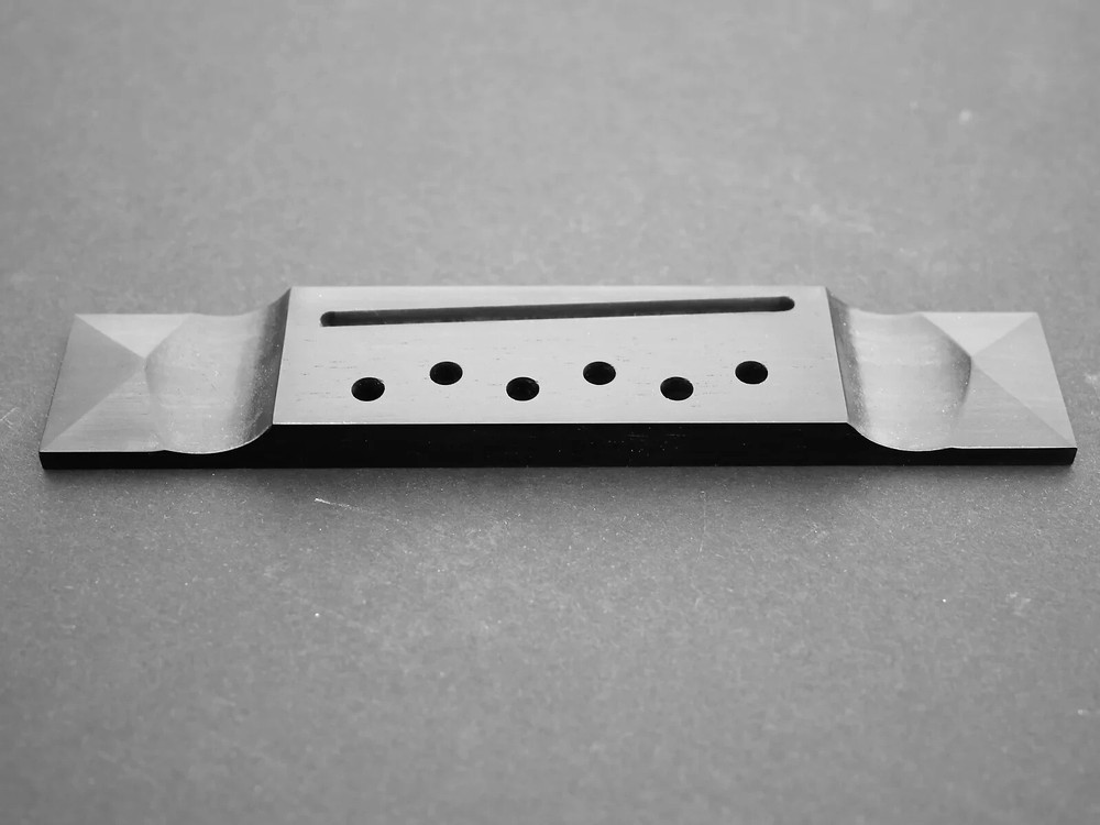 Dell Arte Hand Carved Ebony pyramid bridge