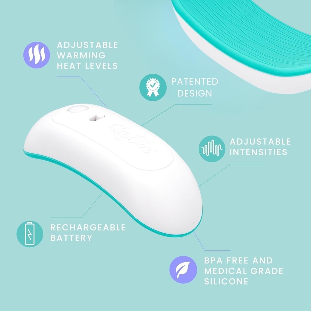 Lactation Massager 2-Pack, Heat & Vibration