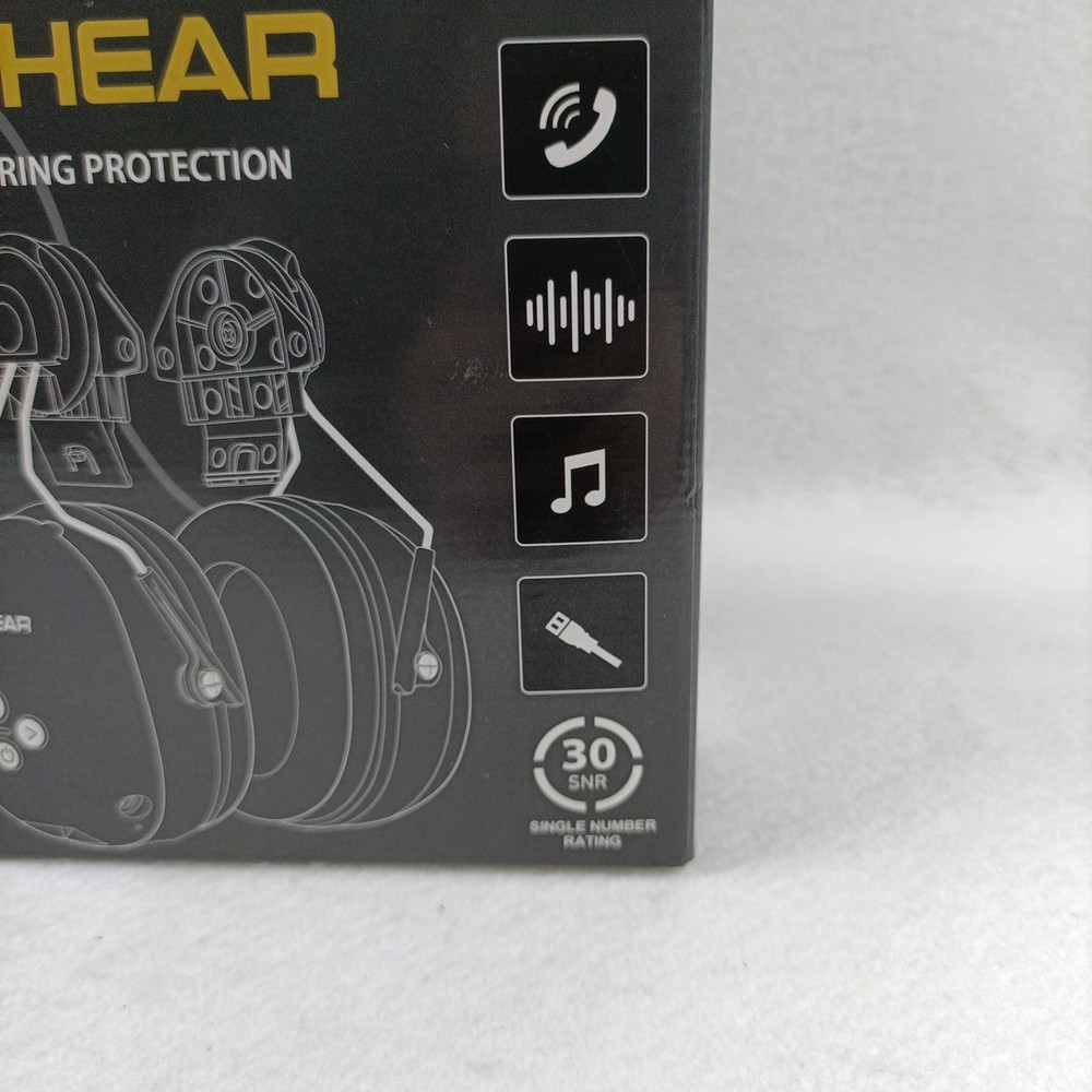 PROHEAR EM037 Bluetooth Hearing Protection Earmuffs NIOB Missing Screw