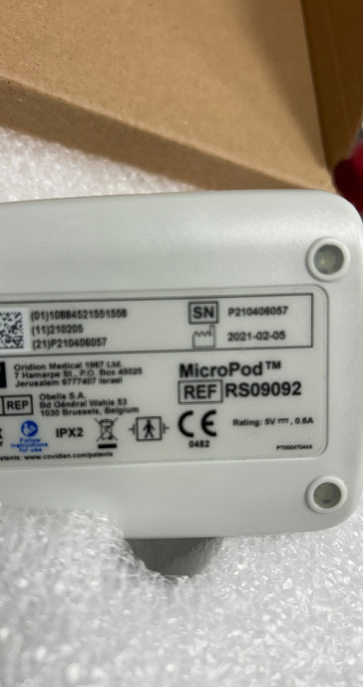Medtronic Oridion RS09092 Microstream MicroPod External etCO₂ Module (2021)