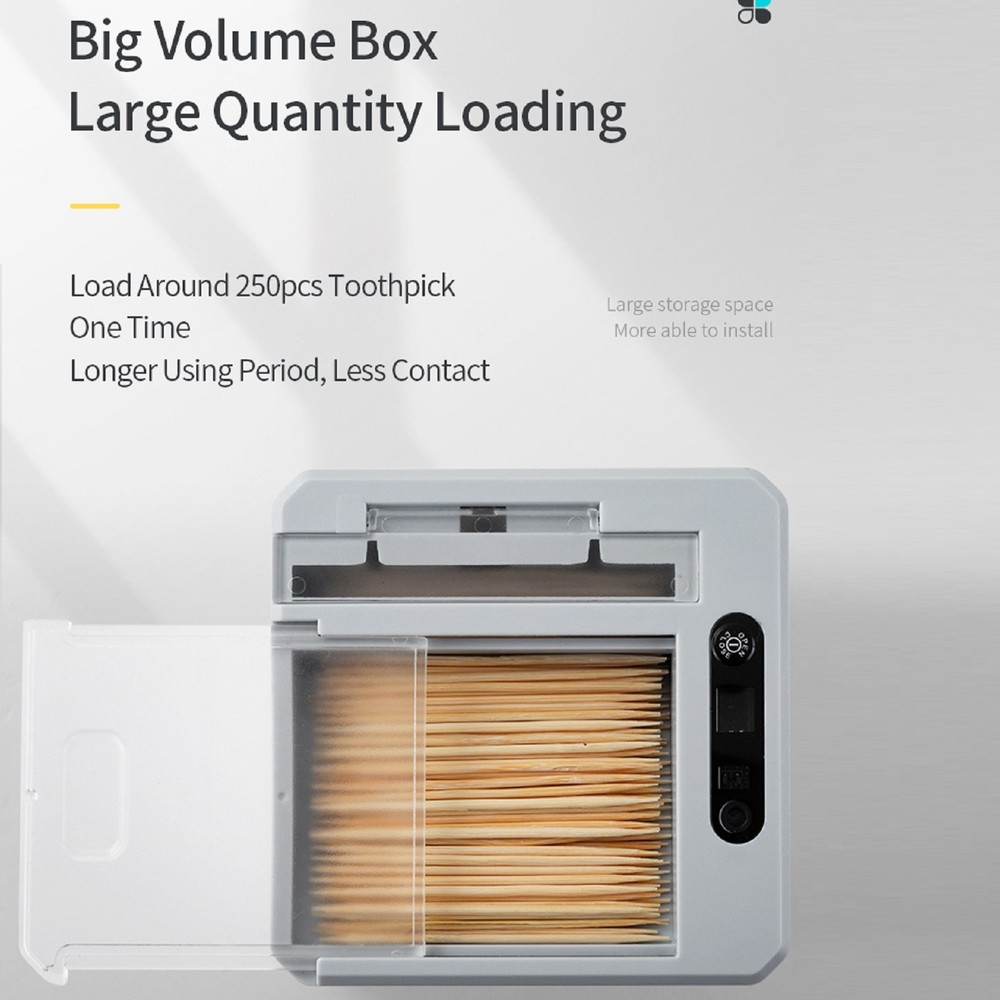 Smart Toothpick Dispenser Auto Infrared Induction Toothpick Smart Storage Box e