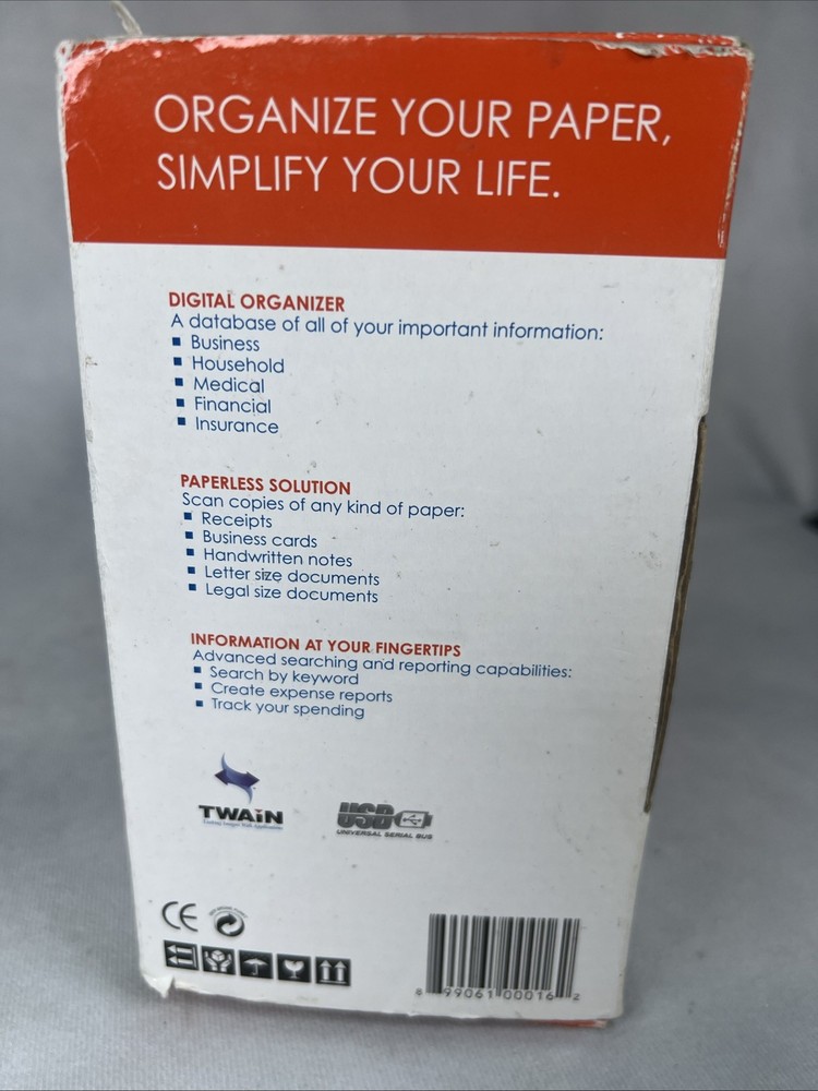 NeatReceipts Mobile Receipt and Document Scanner **No Disc**