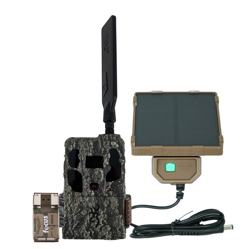 Browning Trail Camera Defender Pro Scout Max HD 46MP with Solar Pack Bundle