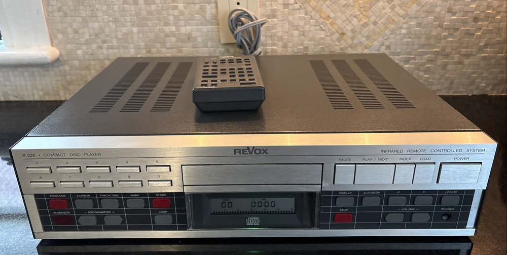 Revox B 226 CD Disc Player B205 Remote Control System Perfect Working Condition