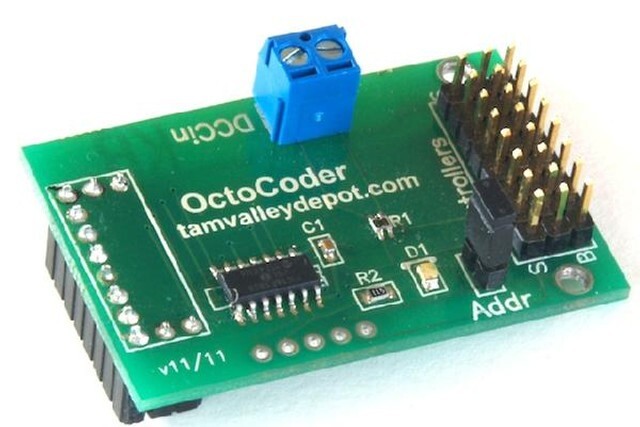 Tam Valley ~ Octocoder Stationary DCC decoder Add-on for Octopus II/III ~ OCD001