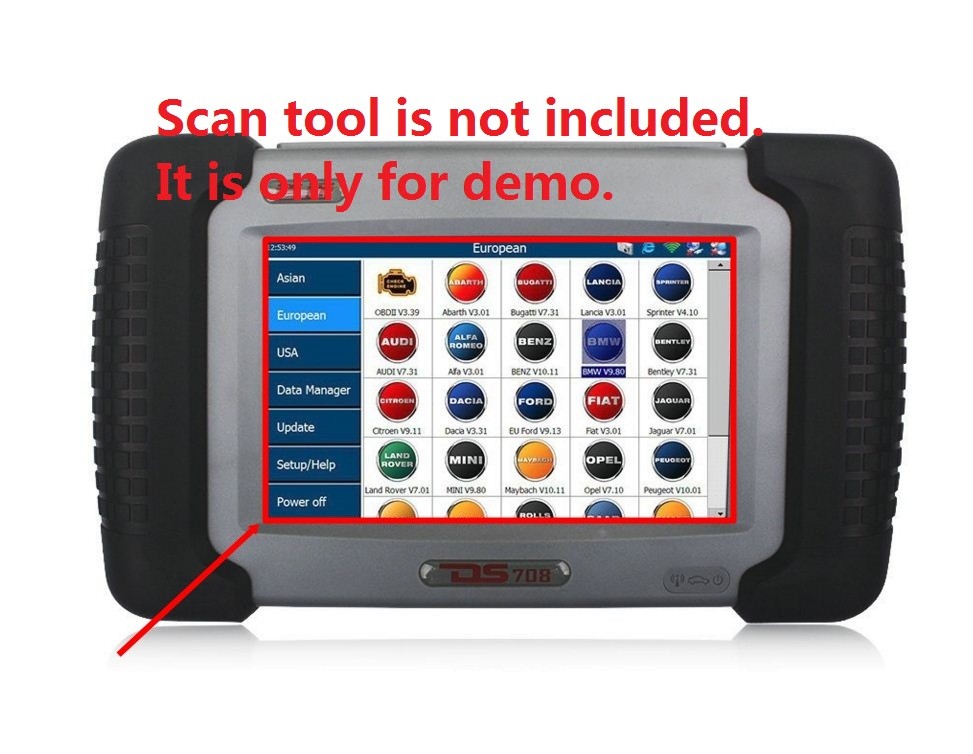 LCD Touch Screen Digitizer Replacement for Autel MaxiDAS DS708 Scan Tool