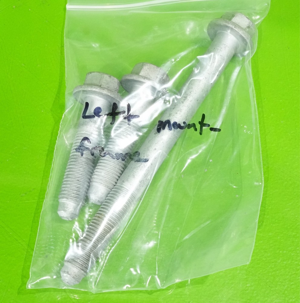 02-08 Mini Cooper OEM driver left engine motor mount - frame bolts SET