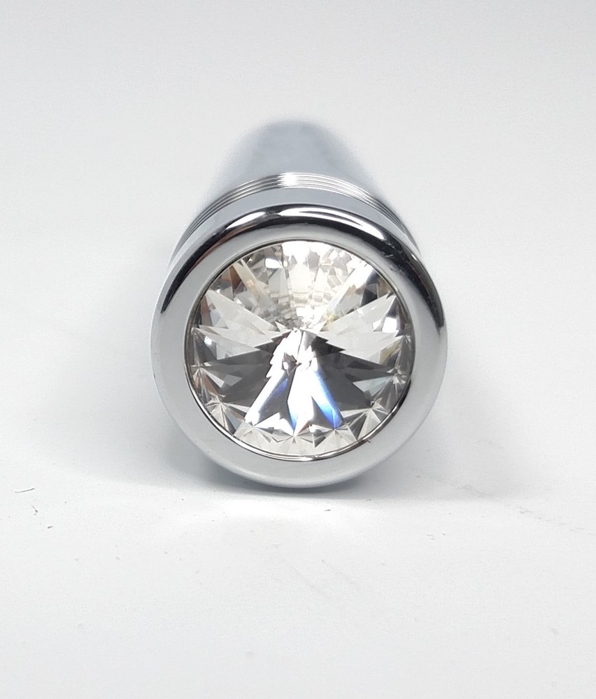 (Set/10) Clear Crystal Chrome Toggle Switch Extensions- Freightliner 2-1/4" Long